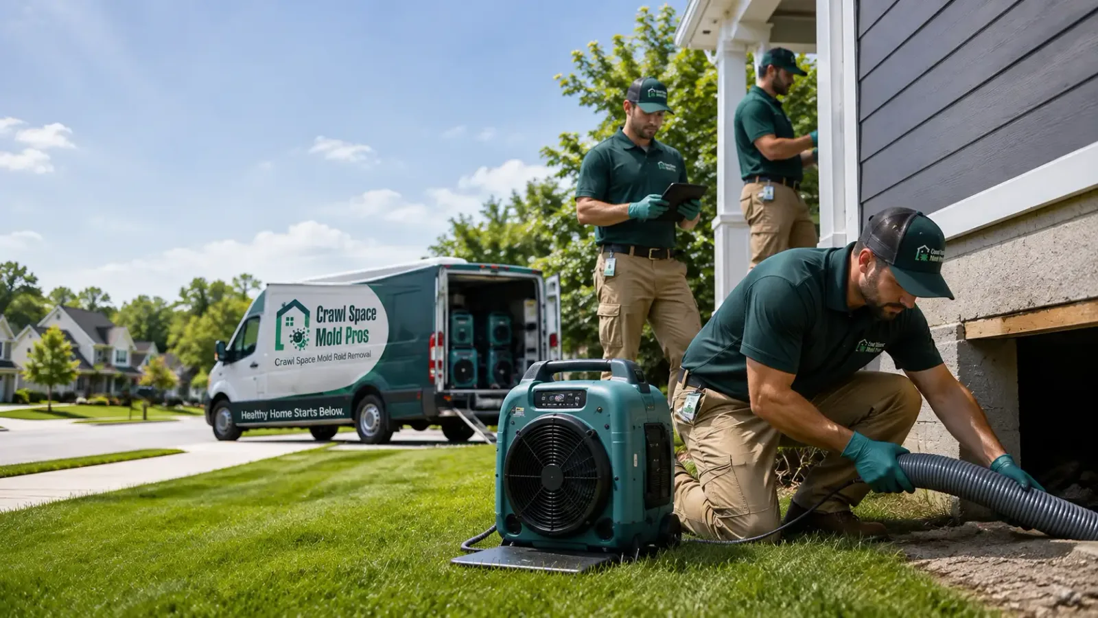 Crawl Space Mold Removal in North Andover, MA